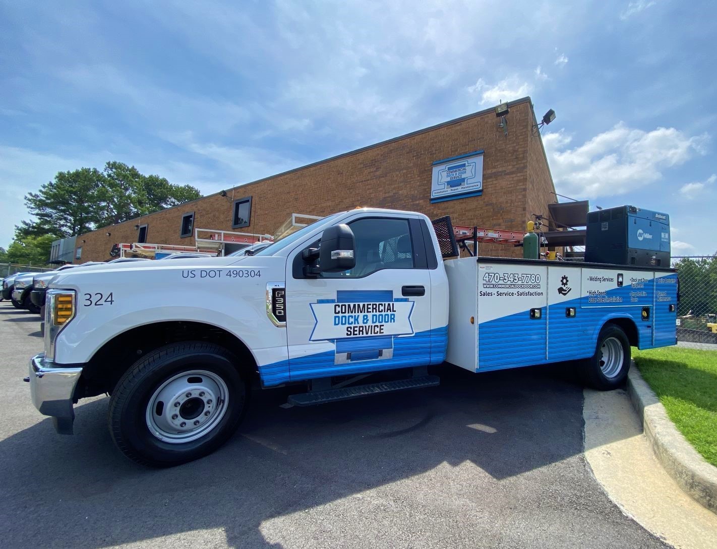 Commercial Dock and Door Work Truck